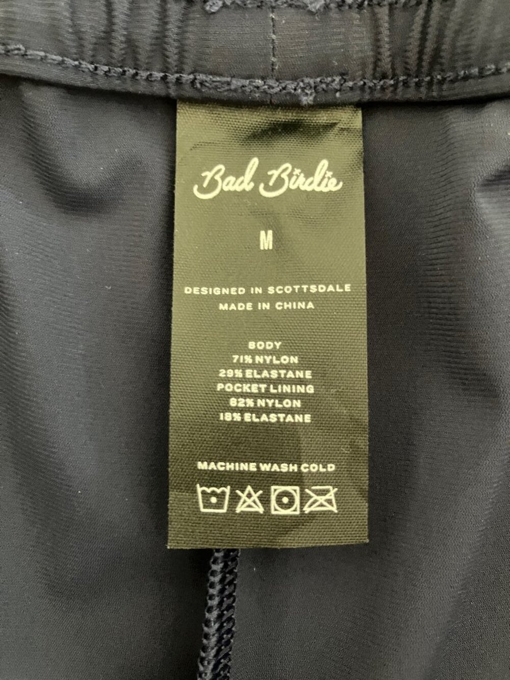 Bad Birdie Women's Players Golf Pants NWT Size M Navy Blue - Picture 4 of 11